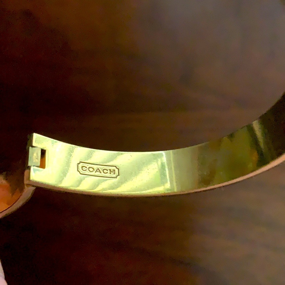 Coach bracelet in gold/white - Picture 4 of 5